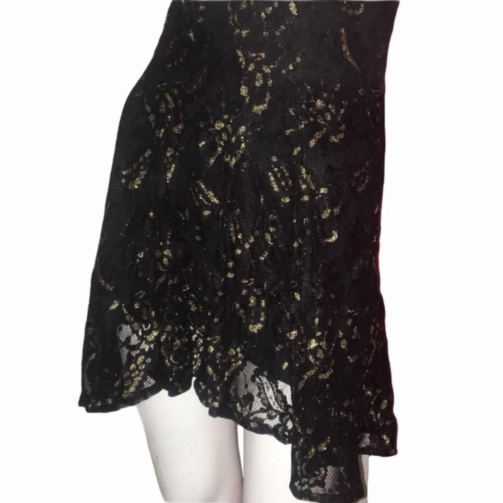 🛍4/$20🛍 Black and Gold Lace Dress - Picture 3 of 7